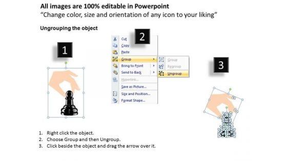 PowerPoint Templates Company Strategy Chess Pawn Ppt Designs