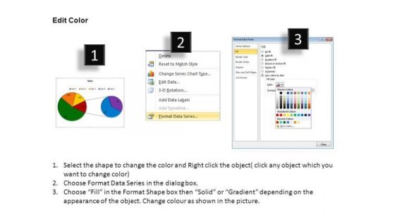 PowerPoint Templates Data Driven Pie Drilled Down Ppt Template