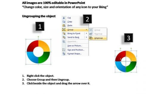 PowerPoint Templates Diagram Four Process Ppt Template