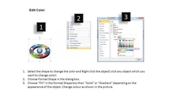 PowerPoint Templates Education Circular Process Ppt Slides