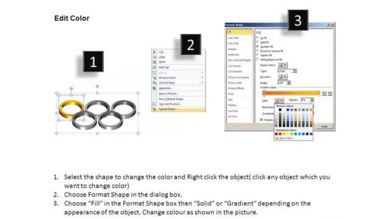 PowerPoint Templates Education Rings Ppt Presentation