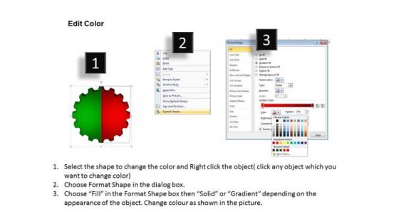 PowerPoint Templates Gear Process Success Ppt Slide Designs