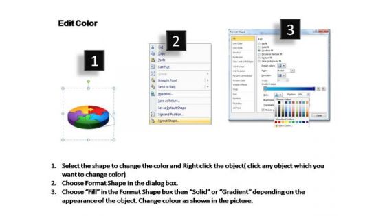 PowerPoint Templates Global Circular Arrow Ppt Slide