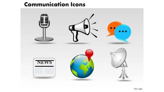 PowerPoint Templates Global Communication Icons Ppt Layouts