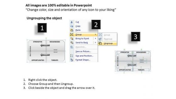 PowerPoint Templates Graphic Swot Analysis Ppt Process