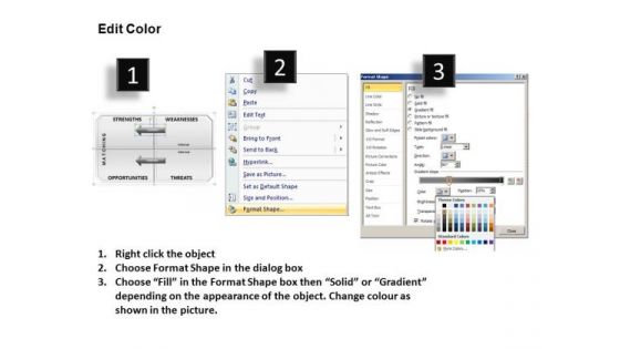 PowerPoint Templates Graphic Swot Analysis Ppt Process