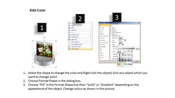 PowerPoint Templates Growth 3d Pedestal Ppt Slide