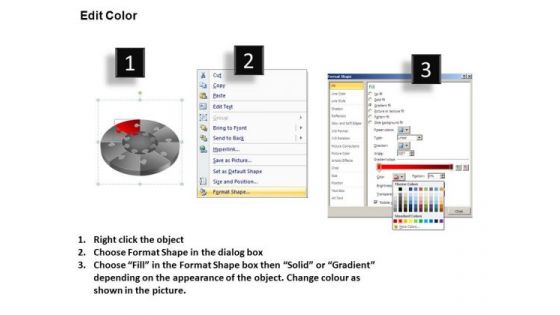 PowerPoint Templates Marketing Pie Chart Puzzle Process Ppt Layouts