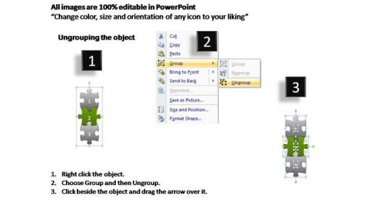 PowerPoint Templates Marketing Puzzle Graph Ppt Designs
