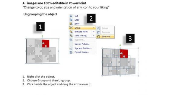 PowerPoint Templates Marketing Puzzle Process Ppt Backgrounds