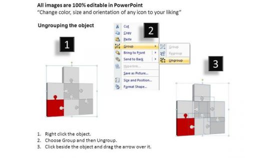 PowerPoint Templates Marketing Puzzle Process Ppt Slides