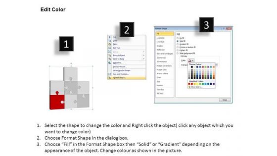 PowerPoint Templates Marketing Puzzle Process Ppt Slides