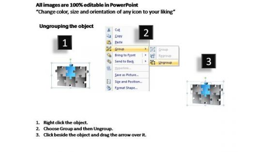 PowerPoint Templates Marketing Sculpture Puzzle Ppt Slides