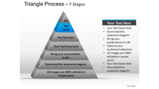 PowerPoint Templates Marketing Triangle Process Ppt Backgrounds