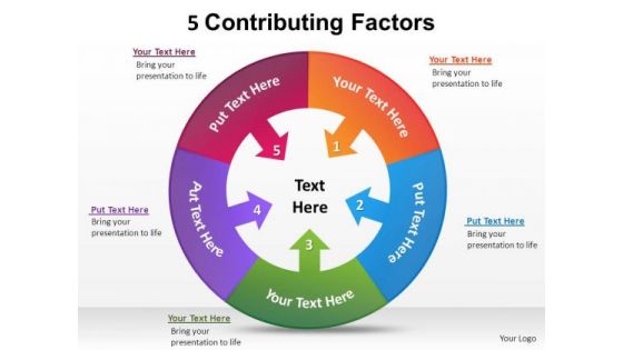 PowerPoint Templates Process Contributing Factors Ppt Theme
