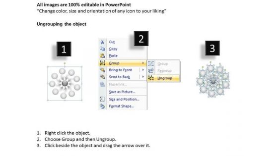 PowerPoint Templates Process Diagram Ppt Circular Flow Chart