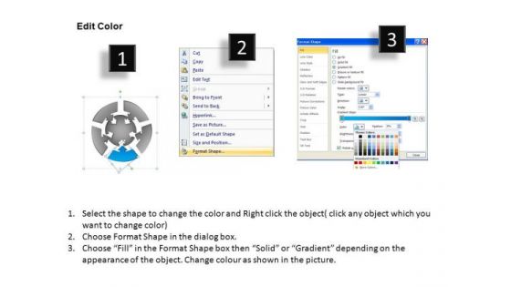PowerPoint Templates Process Round Process Flow Chart Ppt Theme