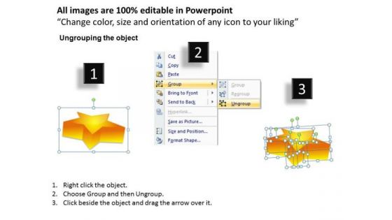 PowerPoint Templates Process Stars In Circle Ppt Layouts