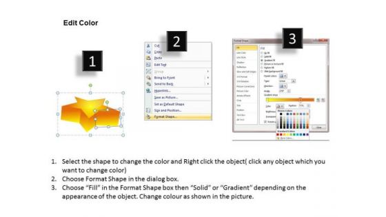 PowerPoint Templates Process Stars In Circle Ppt Layouts