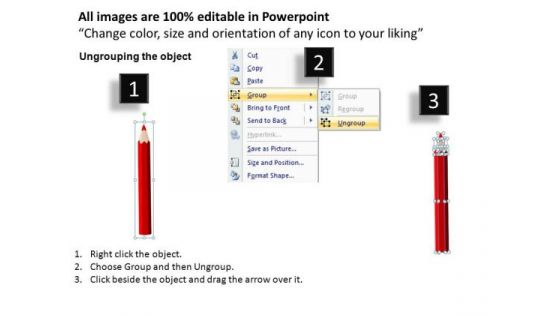 PowerPoint Templates Sharpest Pencils Crayons Ppt Slides