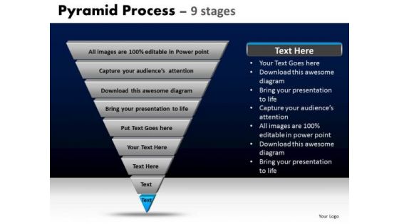 PowerPoint Templates Strategy Pyramid Process Ppt Slide