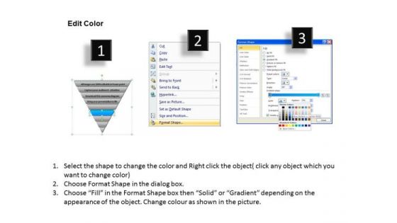 PowerPoint Templates Strategy Pyramid Process Ppt Template