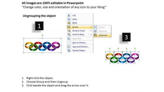 PowerPoint Templates Strategy Rings Ppt Template