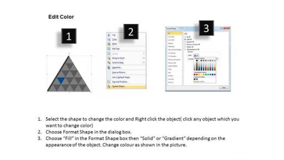 PowerPoint Templates Strategy Triangle Process Ppt Template