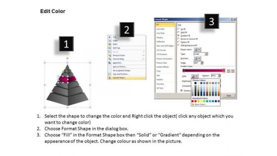 PowerPoint Templates Success Cone Diagram Ppt Slides