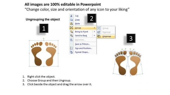 PowerPoint Templates Success Footprints Ppt Themes