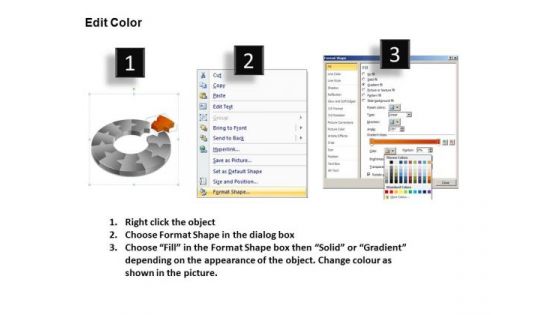 PowerPoint Templates Teamwork Circular Ppt Template