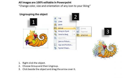 PowerPoint Theme Bountiful Thanksgiving Ppt Template
