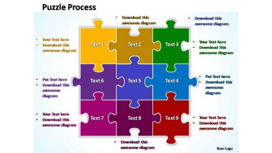 PowerPoint Theme Business Puzzle Ppt Themes