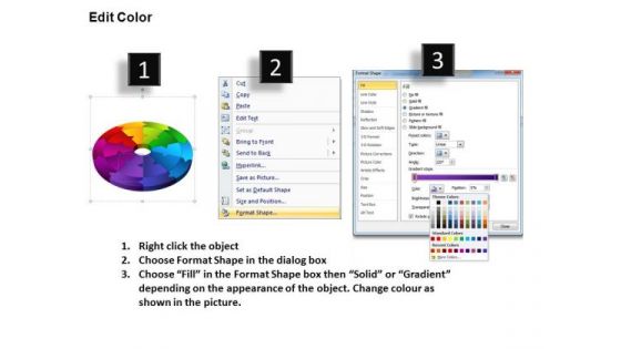 PowerPoint Theme Chart Circular Process Cycle Ppt Layout