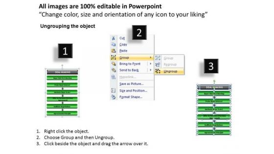 PowerPoint Theme Chart Steps To Sell Ppt Slidelayout