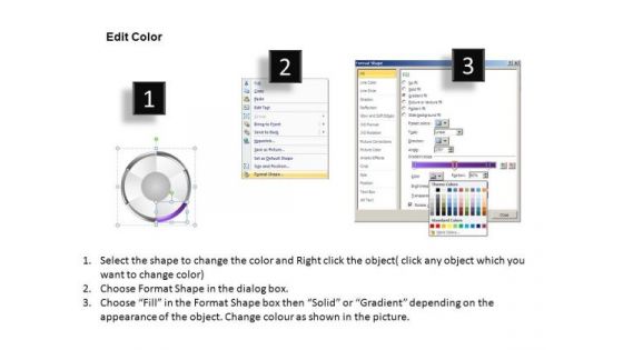 PowerPoint Theme Chart Wheel Diagram Ppt Backgrounds