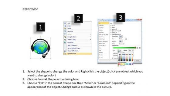 PowerPoint Theme Chart World Of Web Ppt Presentation