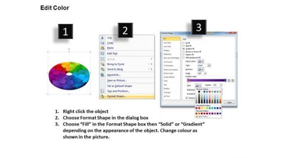 PowerPoint Theme Circular Chart Circular Process Ppt Process
