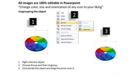 PowerPoint Theme Circular Leadership Ppt Backgrounds