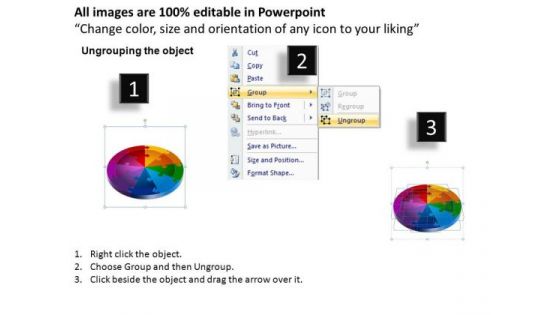 PowerPoint Theme Circular Process Circle Puzzle Diagram Ppt Presentation