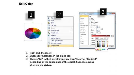 PowerPoint Theme Circular Process Circle Puzzle Diagram Ppt Presentation