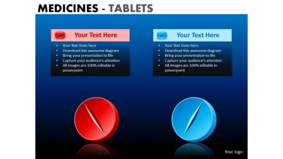 PowerPoint Theme Company Success Medicine Tablets Ppt Presentation Designs