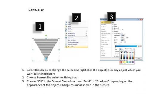 PowerPoint Theme Diagram Pyramid Process Ppt Backgrounds