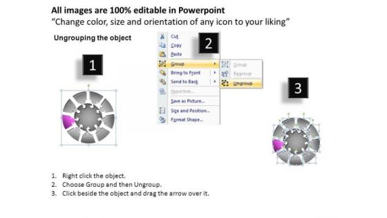 PowerPoint Theme Diagram Round Chart Ppt Design