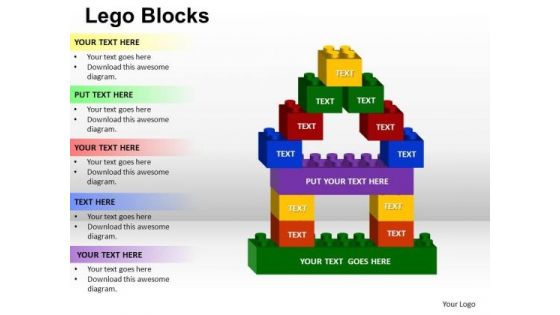PowerPoint Theme Download Lego Ppt Process
