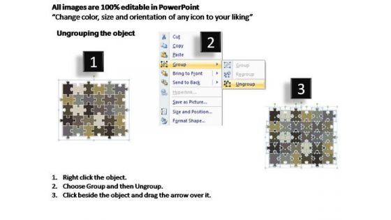 PowerPoint Theme Download Rectangular Jigsaw Puzzle Ppt Backgrounds