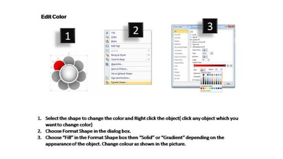 PowerPoint Theme Editable Cycle Chart  Ppt Backgrounds