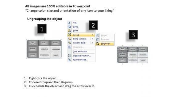 PowerPoint Theme Executive Success Swot Analysis Ppt Themes