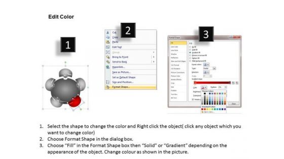 PowerPoint Theme Growth Circular Puzzle Ppt Slides
