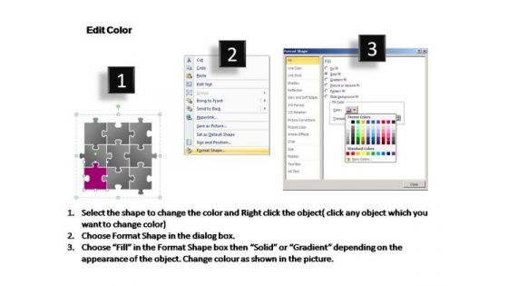 PowerPoint Theme Growth Puzzle Ppt Slides